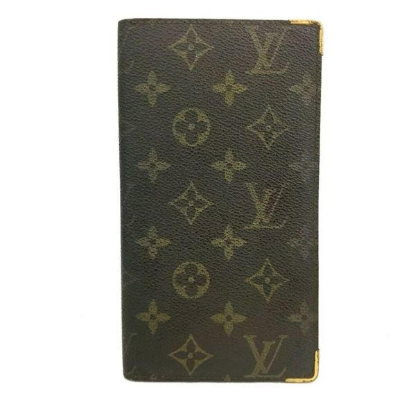 Vintage Authentic Louis Vuitton Monogram Bifold Long Wallet /R2787